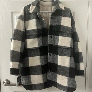 A&F oversized shacket